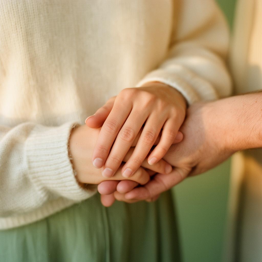 Couples in quiet, connected moments